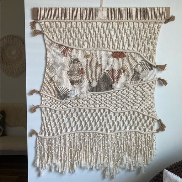 Macrame Weaving Wall Art - Picture 3 of 11